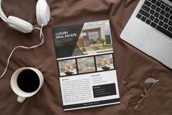 Minimalist Real Estate Newsletter Template Product Image 9