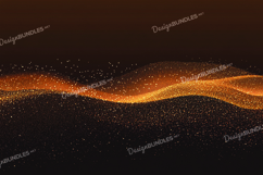 Wavy glitter background Product Image 1