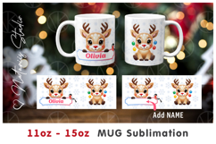 4 Funny Christmas 11oz-15oz Mug Designs. Custom Name Mugs. Product Image 7