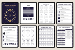 2026 Digital Moon &amp; Astrology Planner Canva Template Product Image 6