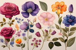 Flowers Vintage Book Herbarium Product Image 4