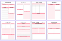 2026 Guided Gratitude Reflection Journal Canva Templates Product Image 8