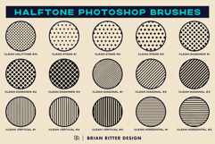 Halftone Photoshop Brushes Product Image 8