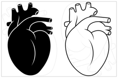 Heart decorated with ribbon Product Image 7