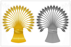 Greek Amphora with Sheaf of Wheat Product Image 7