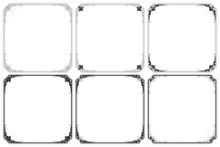 Vector design of a Victorian-style photo frame Product Image 7