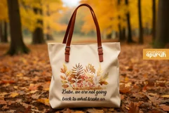 Autumn Floral Motivational Quotes Sublimation 07 Product Image 3