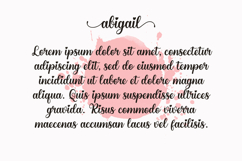 Abigail - Script Font with Swash Product Image 7