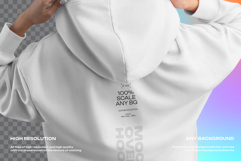 4 Mockups Woman Oversize Long Hoodie. vol.03 Product Image 7