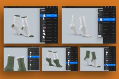 High Socks Mockup Procreate Edition for iPad Product Image 5