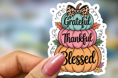 Grateful Thankful Thanksgiving Pumpkins Product Image 3
