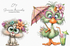 Summer Animals Clipart Product Image 1