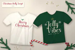 Christmas Holly Script - Festive Brush Script Font Product Image 6