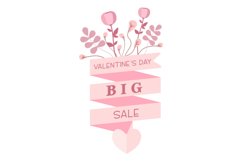Valentine's Day Sale Editable Vector Scene Creator Product Image 7