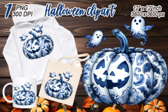 Cute Halloween pumpkin clipart |Coquette bows shirt designs Product Image 1