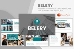 Pitch Deck Powerpoint Template - Belery Product Image 1