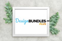 Frame mock up green leaves decoration stock photo Product Image 1