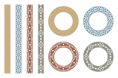 Geometric Pattern Decorative Borders and Frames Product Image 1