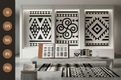 Tribal Pattern Collection Vector Design Product Image 3