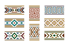 Pattern Ethnic Geometric Border Designs Product Image 1