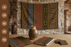 Tribal Ethnic Geometric Seamless Pattern Product Image 2