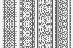 Decorative Seamless Pattern Set with Ornate Motifs Product Image 1