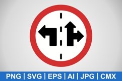 Vector Lane control sign Icon Product Image 1
