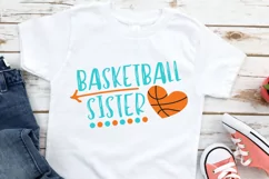 Basketball Sister SVG DXF PNG Cut File Product Image 2