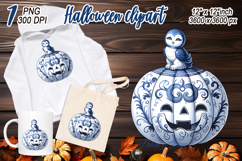 Cute Halloween pumpkin clipart |Coquette bows shirt designs Product Image 1