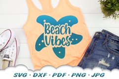 Starfish Beach Vibes SVG DXF Cut Files Product Image 3