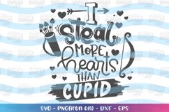 Valentines-i steal more hearts than cupid svg Product Image 2