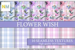 Flower Wish 10 Seamless Plaid Textures Harmonia NM Product Image 1