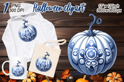 Cute Halloween pumpkin clipart |Coquette bows shirt designs Product Image 1