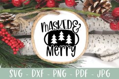 Masked and Merry - 2020 Christmas SVG Product Image 3