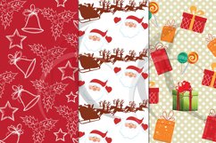 christmas digital pattern / christmas paper / digital papers / christmas digital paper / gift wrapper / high quality digital set 12 x 12 Product Image 2