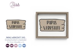 Papas Werkstatt SVG | Hausmeister SVG Product Image 1