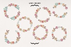 Fall 7 Wreaths Watercolor Leaves Garlands Autumn Product Image 3