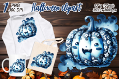 Cute Halloween pumpkin clipart |Coquette bows shirt designs Product Image 2