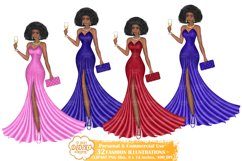 Black Woman Sublimation, Fashion Clipart, Graduation Png Product Image 5