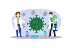 Vaccine Illustrations Product Image 1