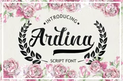 Ardina Script - Free Font of The Week Product Image 1