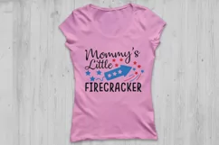 Mommys Little Firecraker Svg, 4th of July Svg, Patriotic Svg Product Image 2
