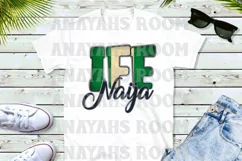 Sublimation Nigeria Love IFE Naija with flag 600dpi PNG Product Image 2