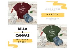 Bella Canvas 3001 Bundle T-Shirt Mockup Flat Lay Collection Product Image 2
