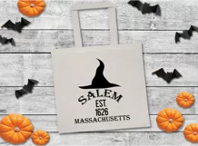 Salem Massachusetts SVG Cut File - Halloween SVG File Product Image 7
