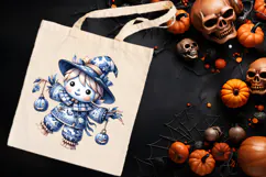 Funny Halloween garden scarecrow clipart t shirt designs png Product Image 3