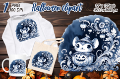 Cute Halloween pumpkin clipart |Coquette bows shirt designs Product Image 2
