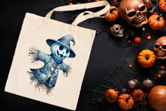 Funny Halloween garden scarecrow clipart t shirt designs png Product Image 1
