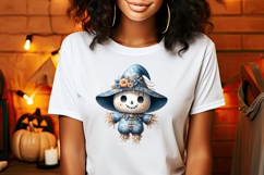 Funny Halloween garden scarecrow clipart t shirt designs png Product Image 2