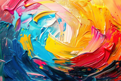 Abstract Colorful Oil Painting Background Wallpaper Product Image 1